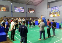 Badminton PWI Lampung Bidik Emas Porwanas 2027
