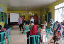 Polsek Kalianda Sosialisasi Aplikasi Siger Presisi di Desa Sukaraja
