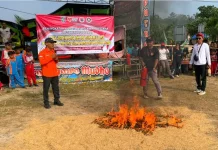 Destana Kresnomulyo Gelar Penanganan Karhutla