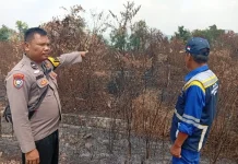Cegah Karhutla, Polisi Cek Titik Panas di Jalur Tol Menggala