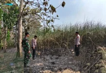 Cegah Karhutla, Polsek Bunga Mayang Cek Hotspot di Empat Lokasi