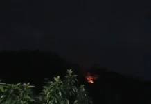 Titik Api Muncul di Sukabumi Bandarlampung, Warga Khawatir Api Membesar