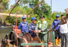 Harapan Baru untuk Bangkunat, Peletakan Batu Pertama Jembatan Way Pemerihan