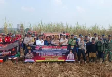 Polsek Sungkai Selatan Sosialisasi dan Simulasi Pemadaman Karhutla