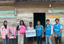 PLN UP3 Kotabumi Sambung Listrik Gratis bagi Warga Prasejahtera