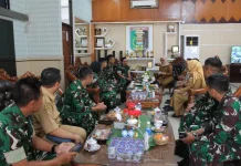 Terima Siswa Seskoad 2026, Pemkab Lampung Timur Perkuat Penanganan Karhutla