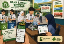 Pelajar Bandarlampung Belajar Kelola Uang dari Sampah