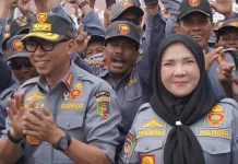 Linmas Jadi Garda Terdepan Jaga Kondusivitas Lingkungan Kota Bandarlampung