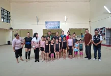 KONI Lampung Pantau Latihan Atlet Gimnastik Ritmik
