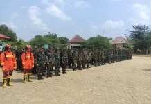 Kodam XXI/Radin Inten Siagakan 605 Personel Sikapi Peningkatan Anak Krakatau