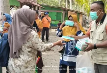 Abu Vulkanik Anak Krakatau Menyelimuti Wilayah Tanggamus