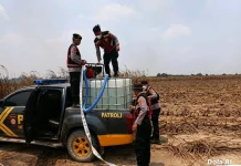 Polisi dan Perusahaan Padamkan Karhutla Dua Hektar