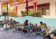 Yayasan Marga Tong Lampung Gelar Donor Darah dan Bagikan Sembako