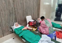 Donor Darah Jadi Agenda Sosial Pelantikan dan Rakerwil PW Fatayat NU Lampung