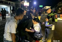 Patroli Malam Polres Mesuji Antisipasi Gangguan Kamtibmas