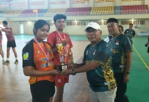 Angga Pratama dan Aini Amelia Sabet Pemain Terbaik Turnamen Korfball