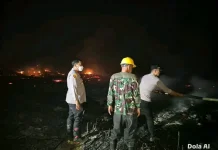 Kapolres Mesuji Pimpin Pemadaman 13 Titik Karhutla