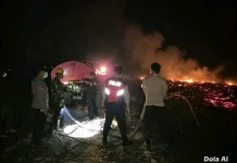 Polres Mesuji Gandeng Perusahaan Tangani Kebakaran Lahan