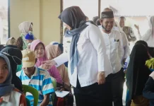 Ratusan Warga Ambarawa Barat Pringsewu Terima Bantuan Pangan