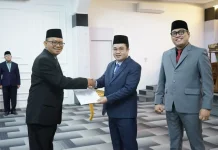 Kepala Kemenag Lampung Lantik Rokhman sebagai Kepala Kemenag Lampung Timur