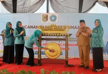 Desa Nibung Jadi Lokasi Pencanangan Desa TAPIS TP-PKK Lampung 2026