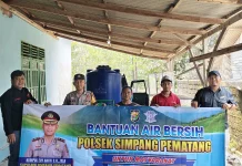Sinergi Polisi dan Swasta Bantu Warga Mesuji yang Alami Kekeringan