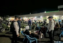 Polres Mesuji Gelar Patroli Malam Mesuji Fokus Cegah Kejahatan Jalanan