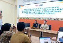 Status Gunung Anak Krakatau Turun Menjadi Waspada