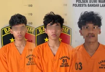 Belum Sempat Bawa Kabur Outdoor AC, Tiga Pemuda di Bandarlampung Diciduk Polisi