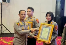 Kasat Lantas Polres Mesuji Raih Penghargaan dari Kapolda Lampung