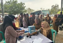 Peduli Masyarakat, Brigif 4 Mar/BS Gelar Bakti Sosial dan Bakti Kesehatan