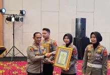 Kasat Lantas Mesuji Raih Penghargaan HUT Polantas ke-71
