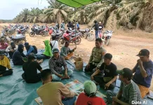 Sat Binmas Mesuji Patroli Tenda Warga Cegah Gangguan Kamtibmas