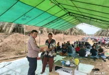 Polres Mesuji Pantau Lokasi Sengketa Lahan PT PAL