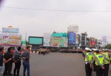 Ratusan Personel Gabungan Diterjunkan Kawal Aksi Hari Tani Nasional di Lampung
