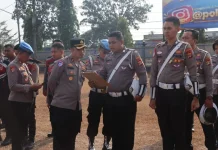 Pastikan Kedisiplinan Personel, Kompol Manggala Agung Cek Kehadiran Personel