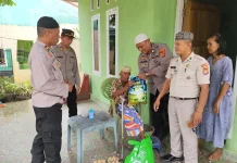 Jumat Berbagi, Polres Lampung Utara Salurkan Infaq Personel