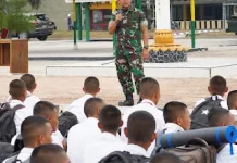 Motivasi Kasdam XXI/RI untuk 1.096 Calon Prajurit TNI AD yang Lolos Seleksi