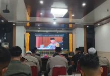 Polres Mesuji Ikuti Ngaji Kebangsaan Bersama Gus Baha