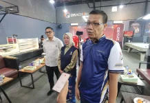 Tim Biliar PWI Lampung Menang Eksebisi Lawan Drach3n