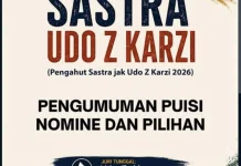 Puisi Hidupkan Kembali Nama Kampung Air Tarung yang Hilang dari Peta