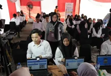 Kanwil Kemenkum Lampung Pantau Pelaksanaan SKD POLTEKPIN 2026