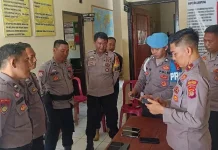 Cegah Pelanggaran, Kapolsek Sungkai Jaya Gelar Gaktibplin