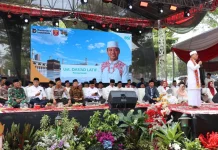 Peringati HUT ke-35 Lampung Barat, Kapolres Lampung Barat Hadiri Pengajian Akbar
