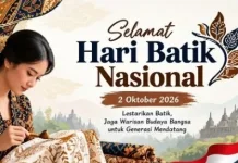 Hari Batik Nasional 2026 Momentum Meneguhkan Upaya Pelestarian Batik