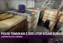 Solar Subsidi Diduga Ditimbun, Polisi Amankan 2.500 Liter di Tanjung Bintang