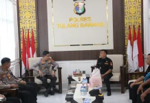 Kapolres Tulang Bawang Perkuat Sinergi Bersama Senkom
