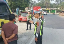 Satlantas Polres Pesawaran Kembali Gelar "Polantas Karib" di Tugu Coklat