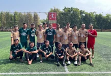 PWI Lampung Tahan SCS 3-3 di Laga Pemanasan Porwanas