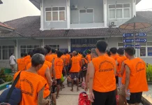 Rutan Bandar Lampung Pindahkan 100 Warga Binaan ke Lapas Metro